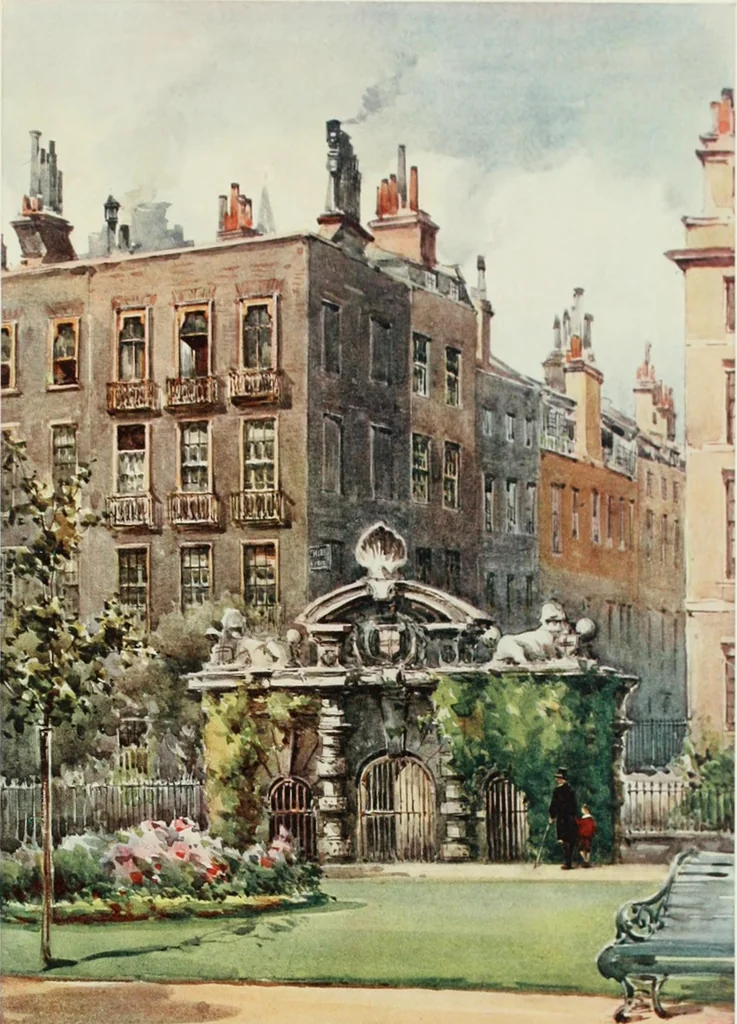 An illustration from Flats, urban houses and cottage homes; a companion volume to "The British home of to-day";, 1906, leaf 63