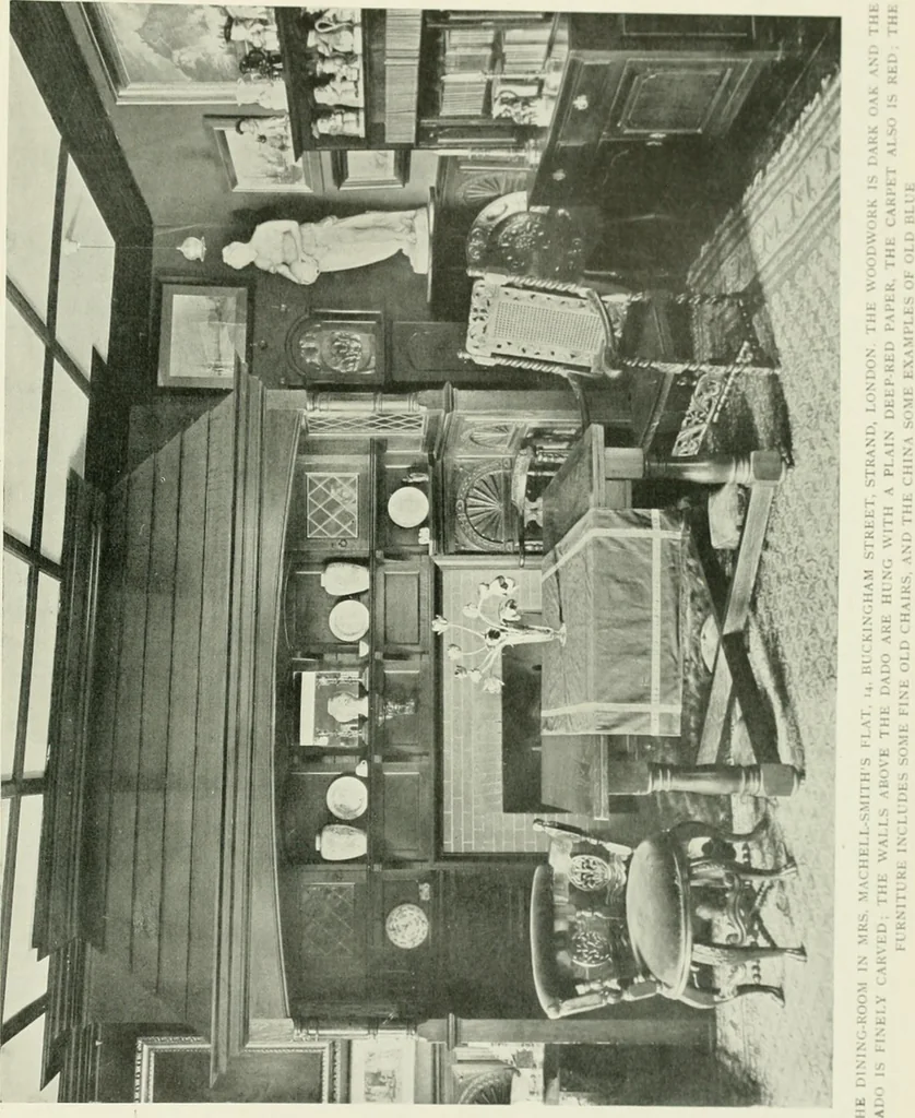 An illustration from Flats, urban houses and cottage homes; a companion volume to "The British home of to-day";, 1906, leaf 65