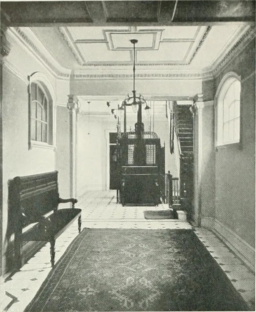 An illustration from Flats, urban houses and cottage homes; a companion volume to "The British home of to-day";, 1906, leaf 76