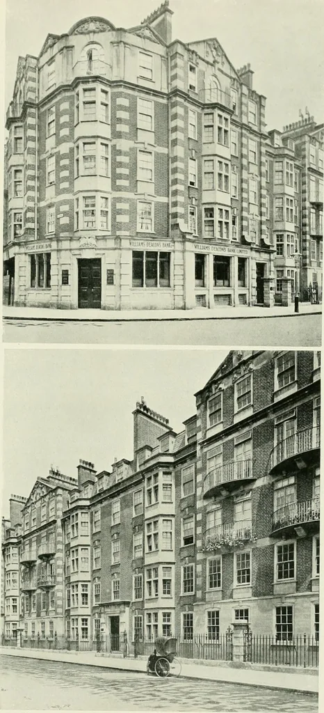 An illustration from Flats, urban houses and cottage homes; a companion volume to "The British home of to-day";, 1906, leaf 85