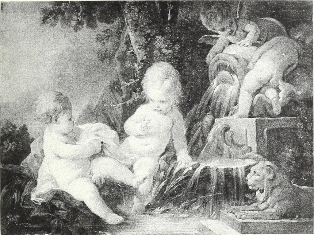An illustration from Illustrated catalogue of 100 paintings of Old Masters of the Dutch, Flemish, Italian, French and English schools : belonging to the Sedelmeyer Gallery which contains about 1000 original paintings by ancient and modern artists, 1894, leaf 104