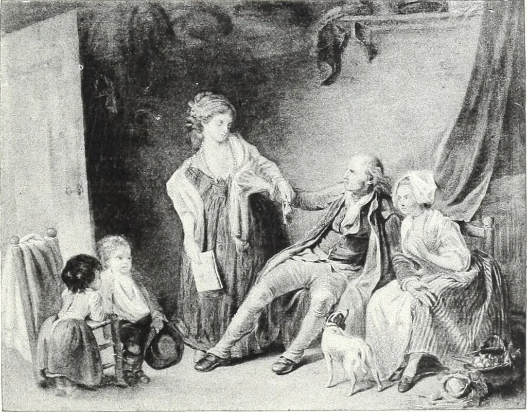 An illustration from Illustrated catalogue of 100 paintings of Old Masters of the Dutch, Flemish, Italian, French and English schools : belonging to the Sedelmeyer Gallery which contains about 1000 original paintings by ancient and modern artists, 1894, leaf 104