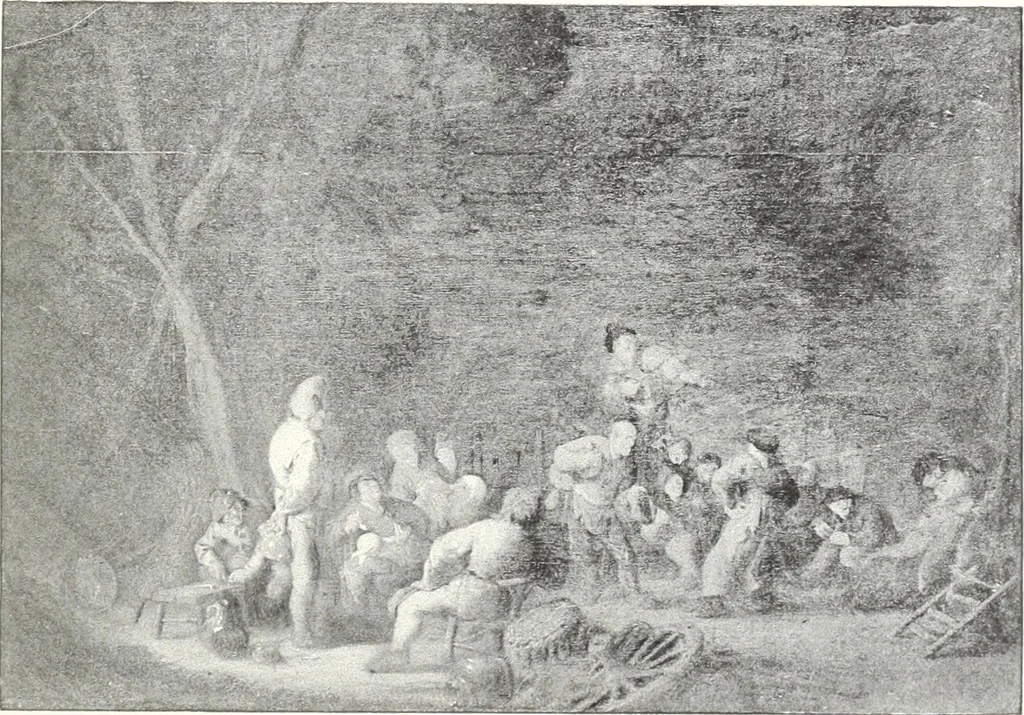 An illustration from Illustrated catalogue of 100 paintings of Old Masters of the Dutch, Flemish, Italian, French and English schools : belonging to the Sedelmeyer Gallery which contains about 1000 original paintings by ancient and modern artists, 1894, leaf 38