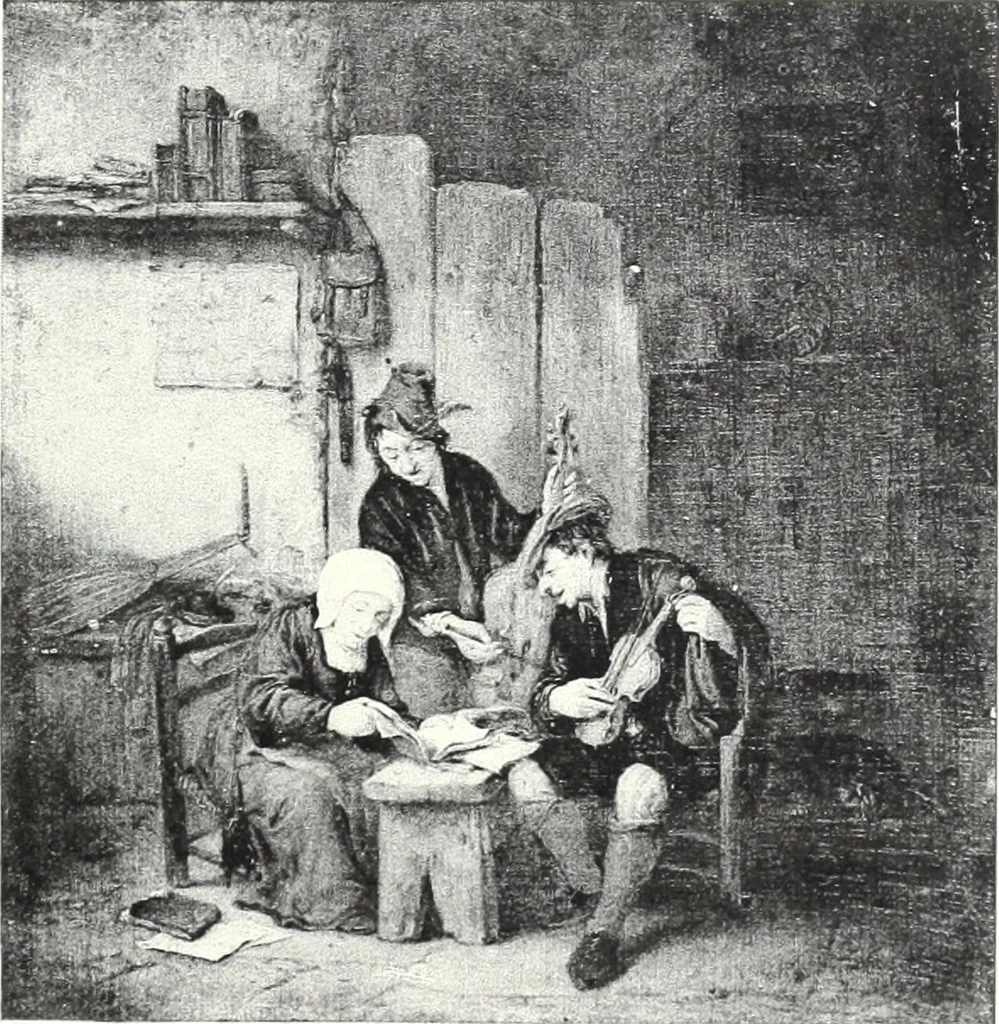 An illustration from Illustrated catalogue of 100 paintings of Old Masters of the Dutch, Flemish, Italian, French and English schools : belonging to the Sedelmeyer Gallery which contains about 1000 original paintings by ancient and modern artists, 1894, leaf 42