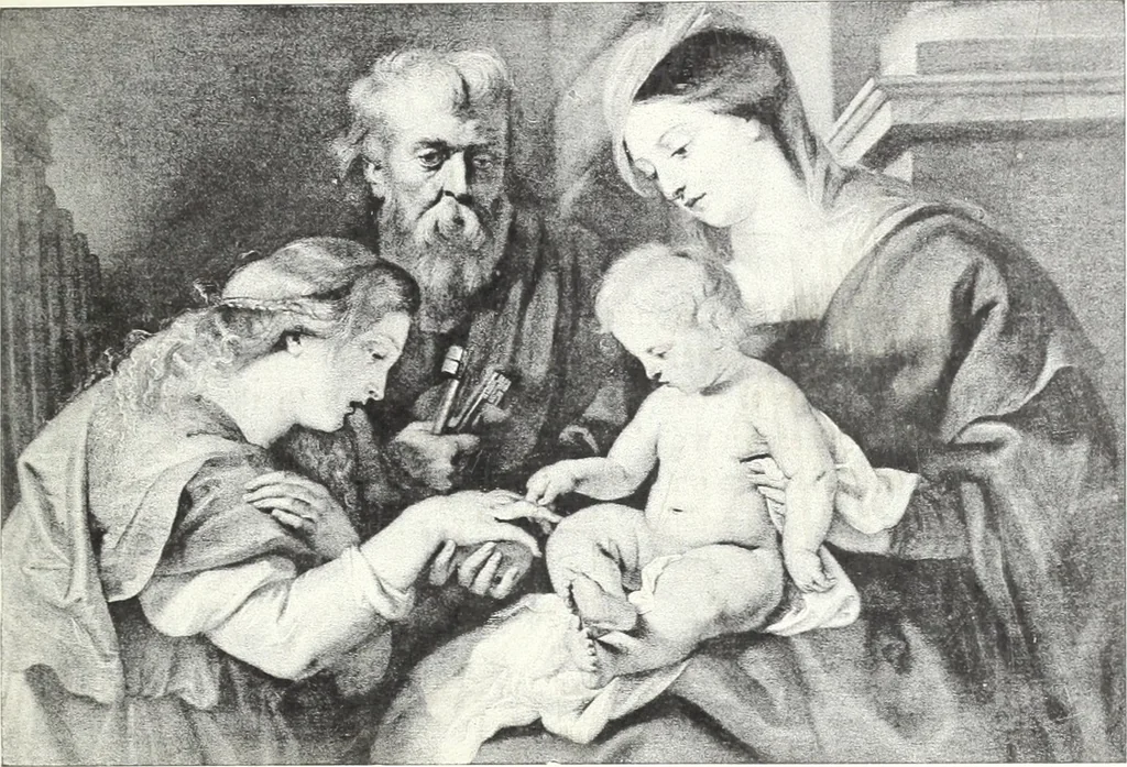 An illustration from Illustrated catalogue of 100 paintings of Old Masters of the Dutch, Flemish, Italian, French and English schools : belonging to the Sedelmeyer Gallery which contains about 1000 original paintings by ancient and modern artists, 1894, leaf 62