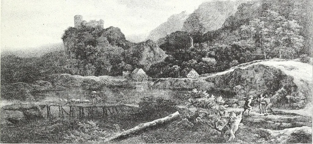 An illustration from Illustrated catalogue of 100 paintings of Old Masters of the Dutch, Flemish, Italian, French and English schools : belonging to the Sedelmeyer Gallery which contains about 1000 original paintings by ancient and modern artists, 1894, leaf 64