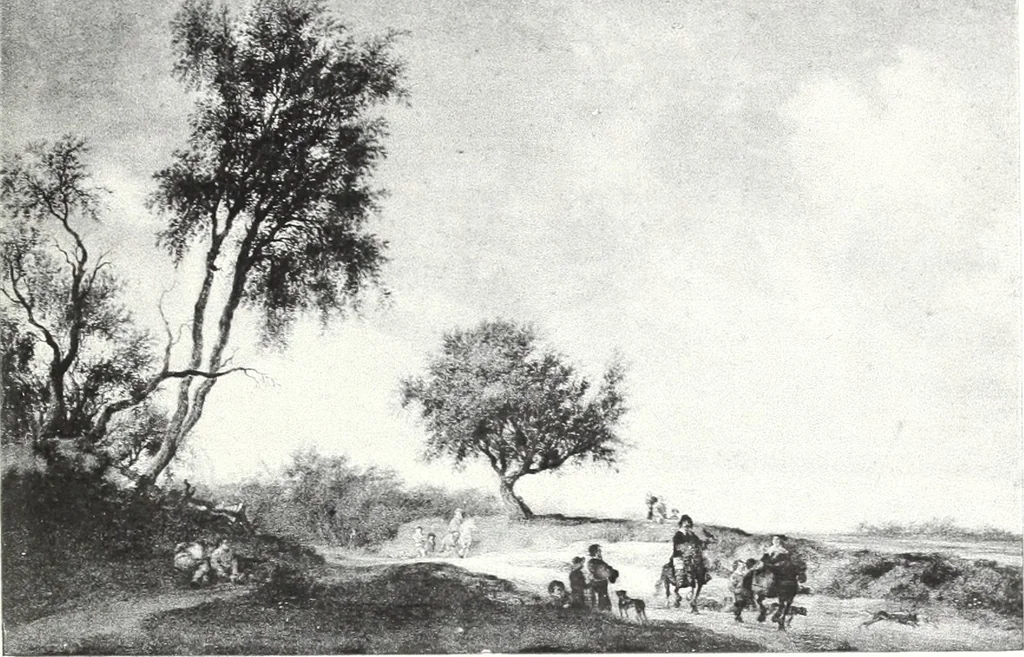 An illustration from Illustrated catalogue of 100 paintings of Old Masters of the Dutch, Flemish, Italian, French and English schools : belonging to the Sedelmeyer Gallery which contains about 1000 original paintings by ancient and modern artists, 1894, leaf 66