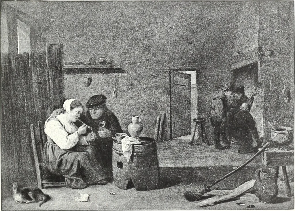An illustration from Illustrated catalogue of 100 paintings of Old Masters of the Dutch, Flemish, Italian, French and English schools : belonging to the Sedelmeyer Gallery which contains about 1000 original paintings by ancient and modern artists, 1894, leaf 72