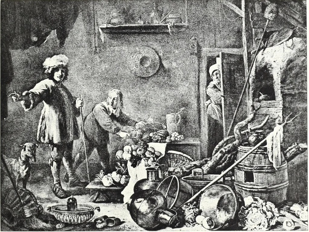 An illustration from Illustrated catalogue of 100 paintings of Old Masters of the Dutch, Flemish, Italian, French and English schools : belonging to the Sedelmeyer Gallery which contains about 1000 original paintings by ancient and modern artists, 1894, leaf 74
