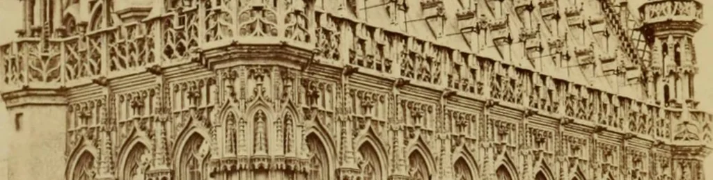 An illustration from Flemish relics; architectural, legendary, and pictorial, as connected with public buildings in Belgium, 1866, leaf 180