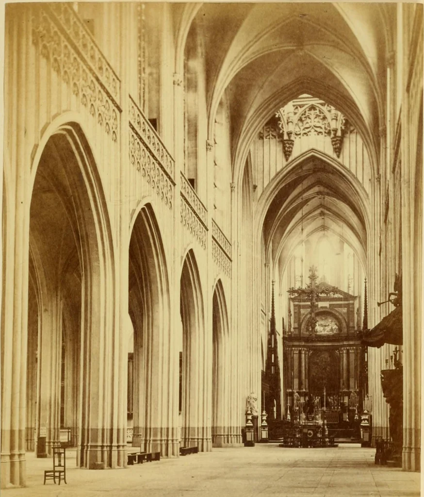 An illustration from Flemish relics; architectural, legendary, and pictorial, as connected with public buildings in Belgium, 1866, leaf 197