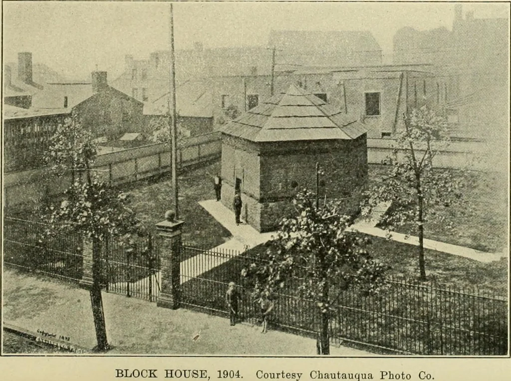 An illustration from "Flems" views of old Pittsburgh : a portfolio of the past precious with memories, 1905, leaf 15