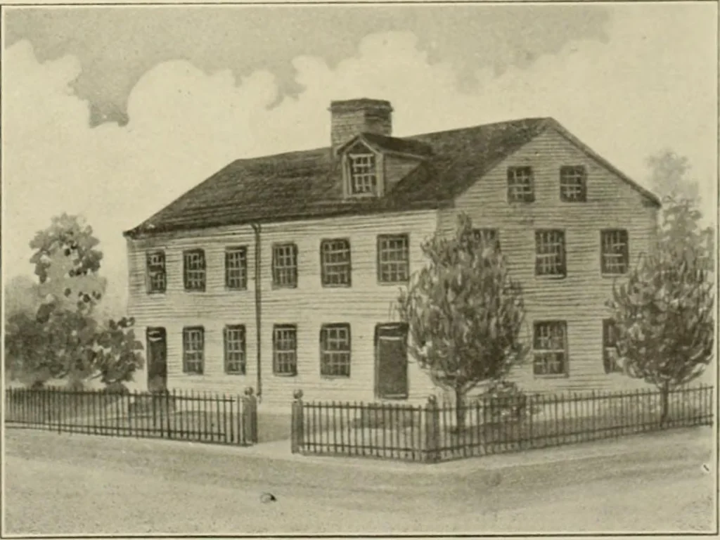 An illustration from "Flems" views of old Pittsburgh : a portfolio of the past precious with memories, 1905, leaf 16