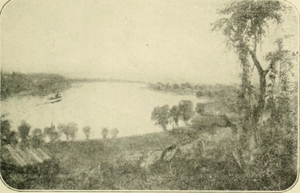 An illustration from "Flems" views of old Pittsburgh : a portfolio of the past precious with memories, 1905, leaf 20