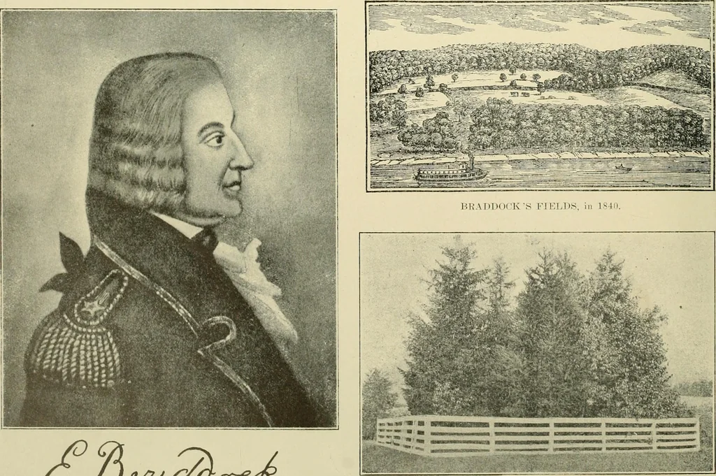 An illustration from "Flems" views of old Pittsburgh : a portfolio of the past precious with memories, 1905, leaf 21