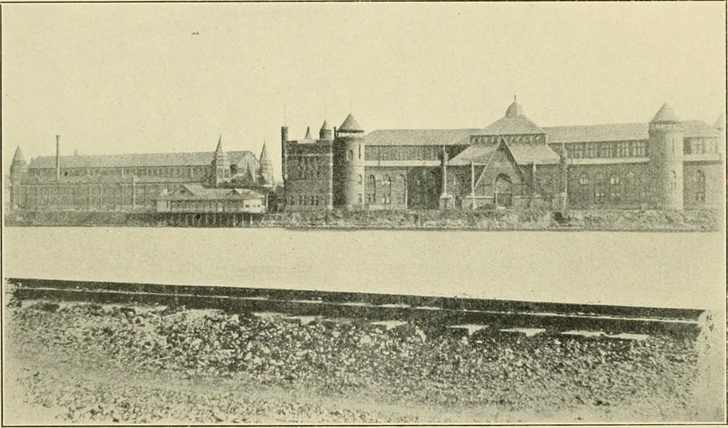 An illustration from "Flems" views of old Pittsburgh : a portfolio of the past precious with memories, 1905, leaf 23