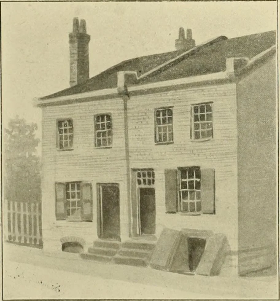 An illustration from "Flems" views of old Pittsburgh : a portfolio of the past precious with memories, 1905, leaf 23