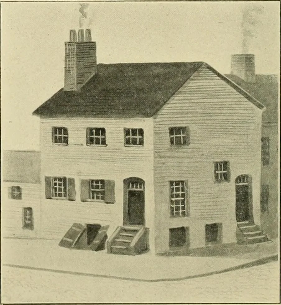 An illustration from "Flems" views of old Pittsburgh : a portfolio of the past precious with memories, 1905, leaf 23