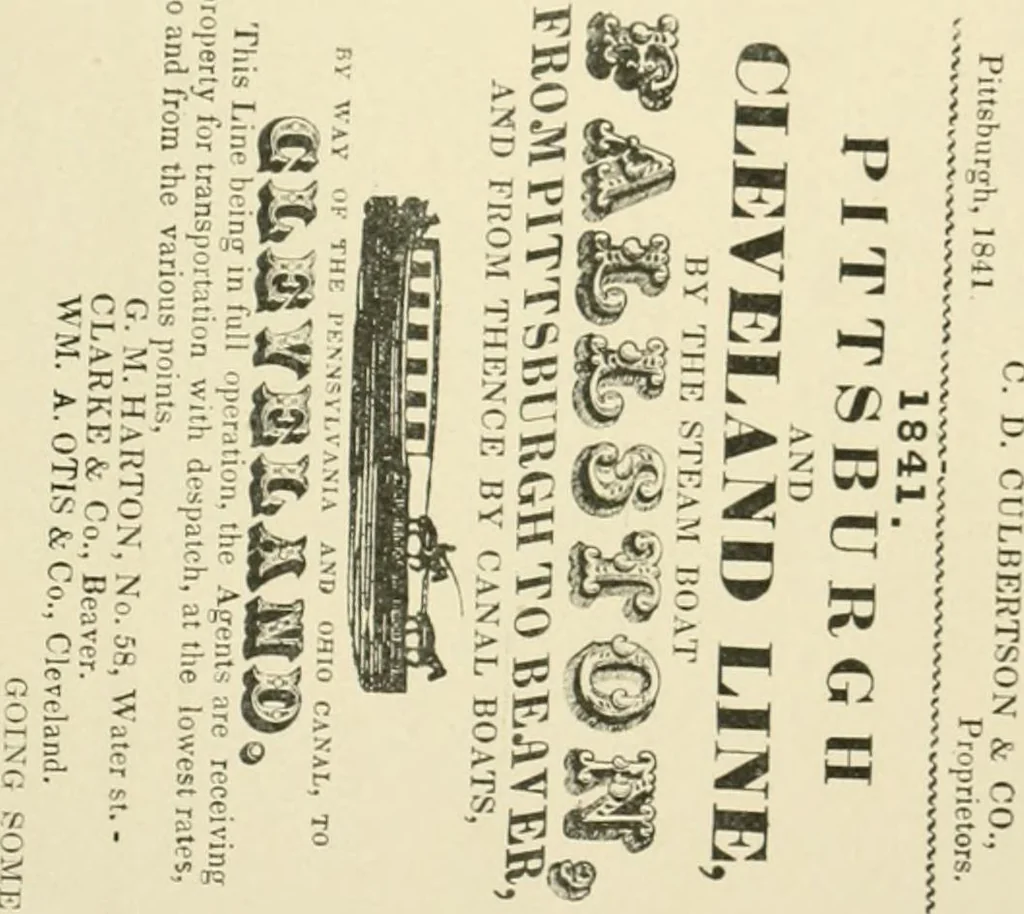 An illustration from "Flems" views of old Pittsburgh : a portfolio of the past precious with memories, 1905, leaf 26