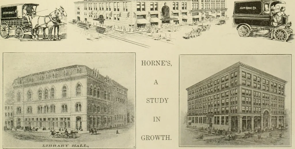 An illustration from "Flems" views of old Pittsburgh : a portfolio of the past precious with memories, 1905, leaf 28