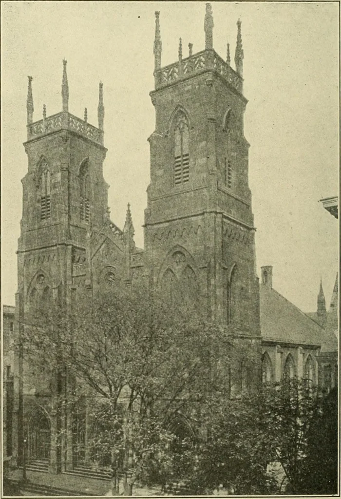 An illustration from "Flems" views of old Pittsburgh : a portfolio of the past precious with memories, 1905, leaf 29