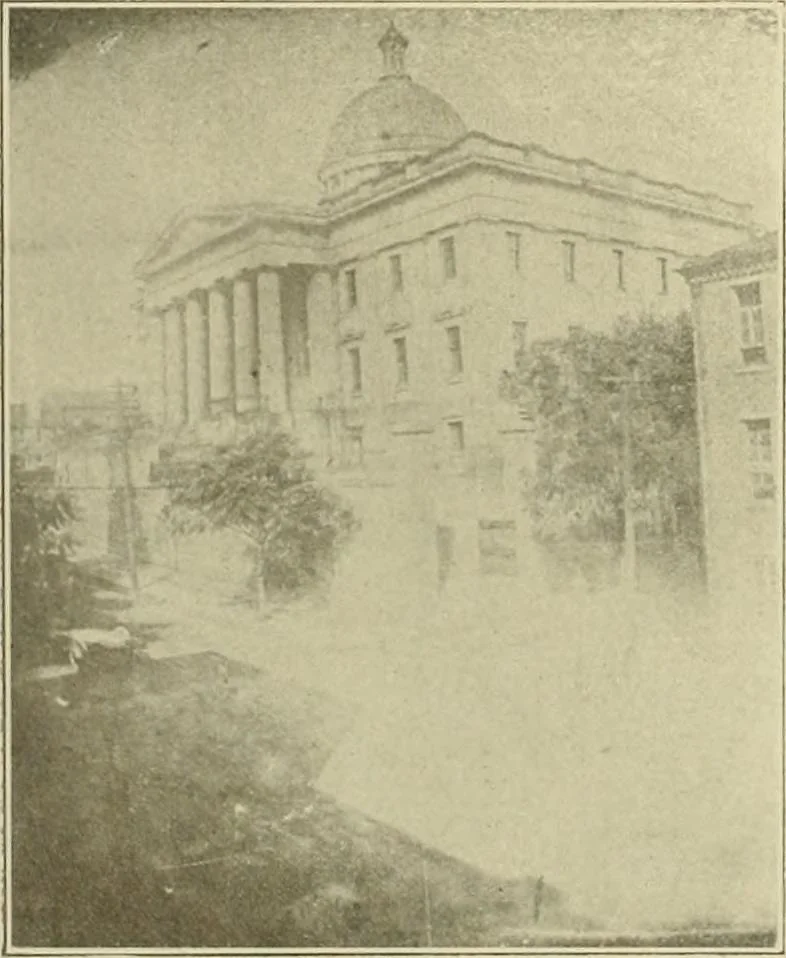An illustration from "Flems" views of old Pittsburgh : a portfolio of the past precious with memories, 1905, leaf 33