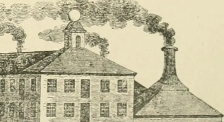 An illustration from "Flems" views of old Pittsburgh : a portfolio of the past precious with memories, 1905, leaf 36