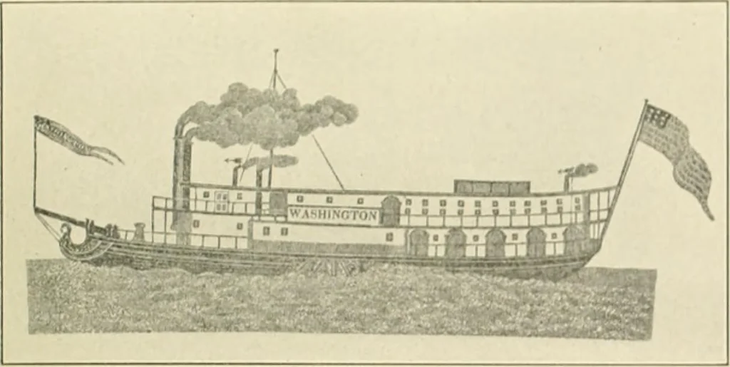 An illustration from "Flems" views of old Pittsburgh : a portfolio of the past precious with memories, 1905, leaf 38