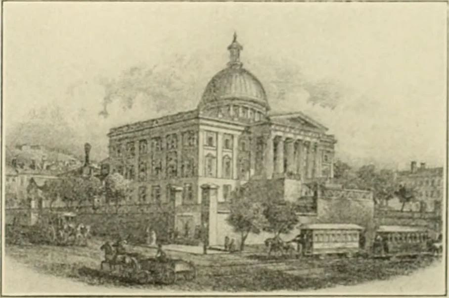 An illustration from "Flems" views of old Pittsburgh : a portfolio of the past precious with memories, 1905, leaf 38