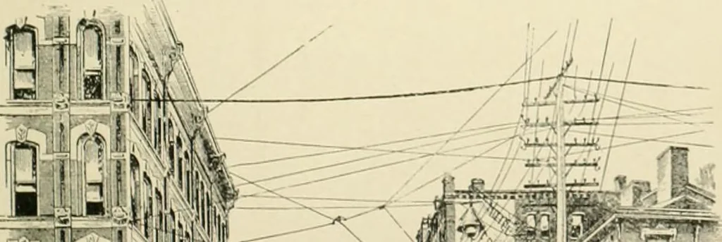 An illustration from "Flems" views of old Pittsburgh : a portfolio of the past precious with memories, 1905, leaf 44