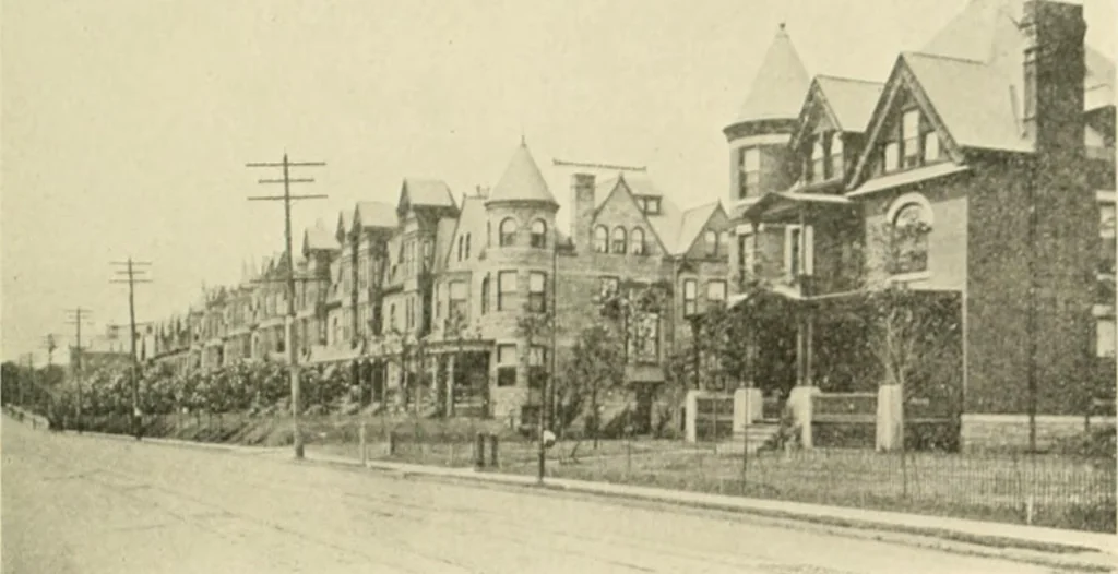 An illustration from "Flems" views of old Pittsburgh : a portfolio of the past precious with memories, 1905, leaf 48