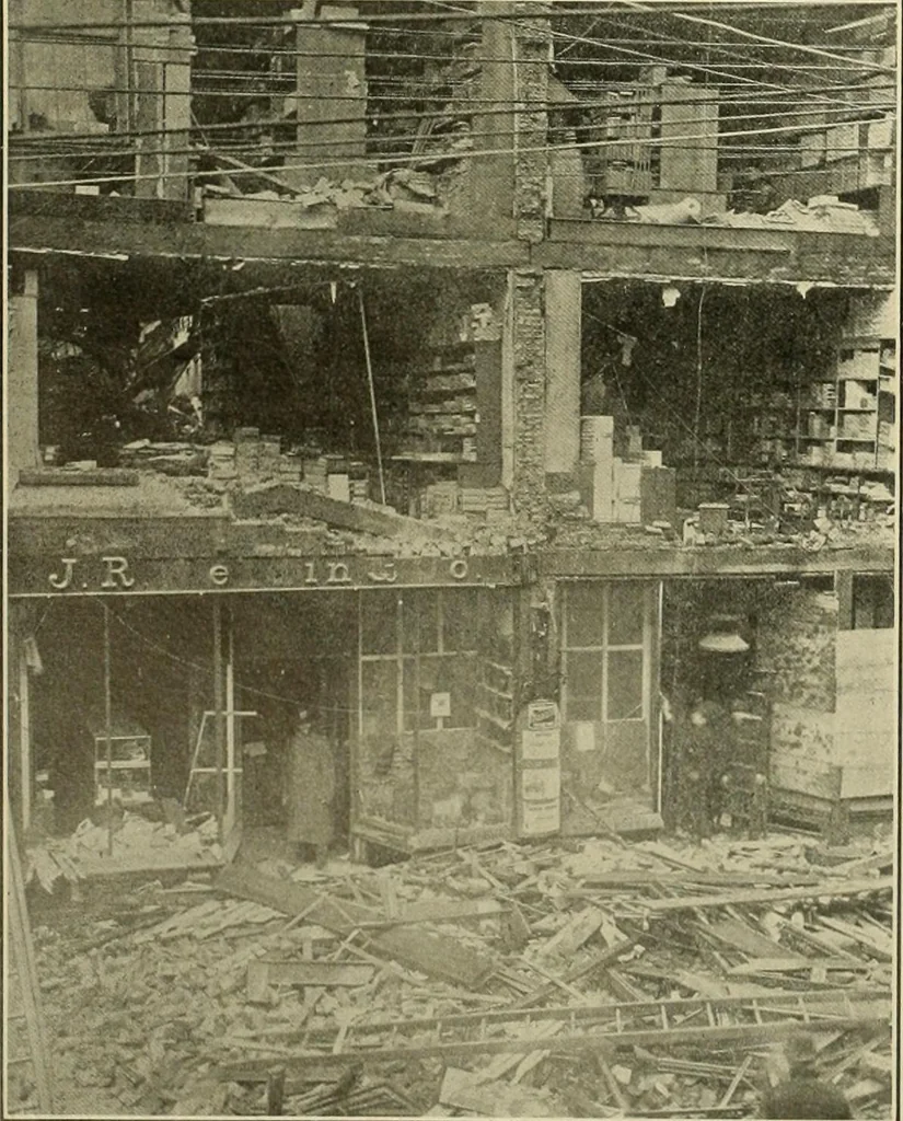An illustration from "Flems" views of old Pittsburgh : a portfolio of the past precious with memories, 1905, leaf 49