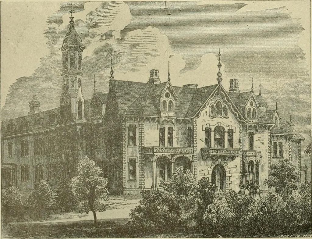 An illustration from "Flems" views of old Pittsburgh : a portfolio of the past precious with memories, 1905, leaf 57