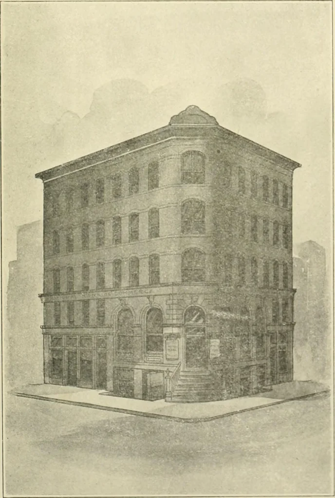 An illustration from "Flems" views of old Pittsburgh : a portfolio of the past precious with memories, 1905, leaf 62