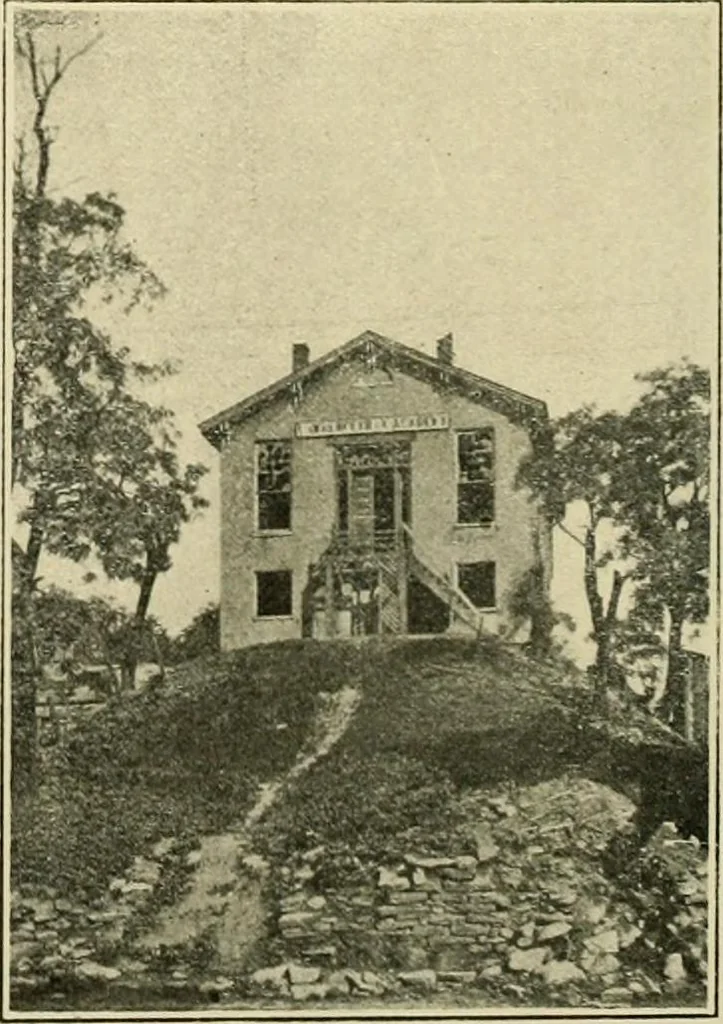 An illustration from "Flems" views of old Pittsburgh : a portfolio of the past precious with memories, 1905, leaf 65