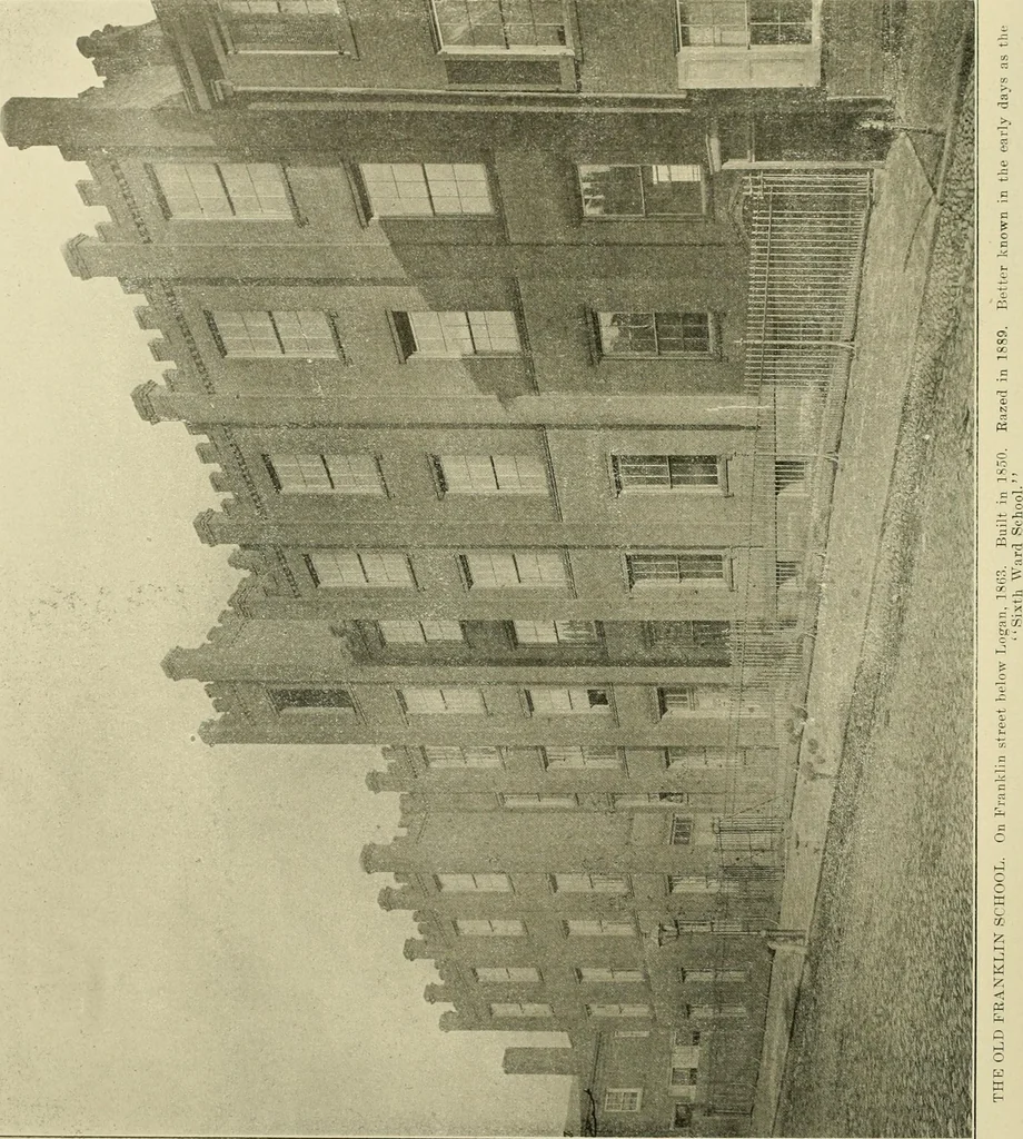 An illustration from "Flems" views of old Pittsburgh : a portfolio of the past precious with memories, 1905, leaf 67