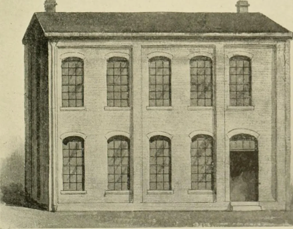 An illustration from "Flems" views of old Pittsburgh : a portfolio of the past precious with memories, 1905, leaf 68