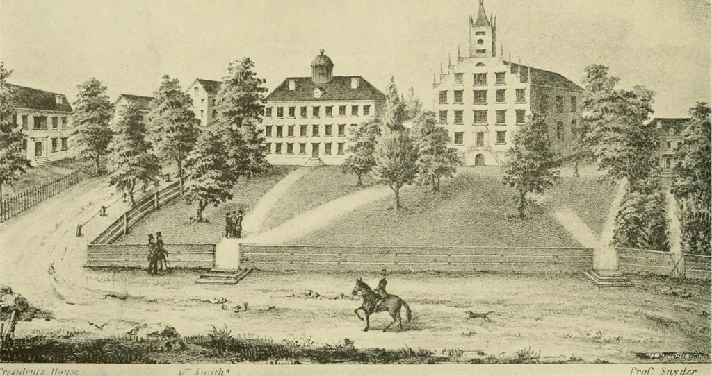 An illustration from "Flems" views of old Pittsburgh : a portfolio of the past precious with memories, 1905, leaf 69
