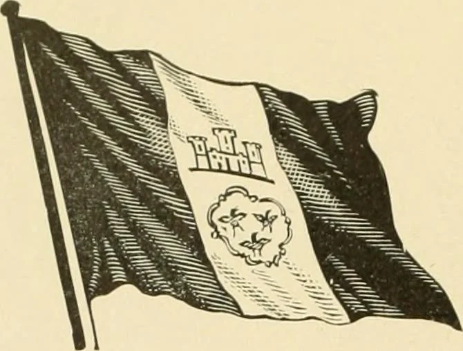 An illustration from "Flems" views of old Pittsburgh : a portfolio of the past precious with memories, 1905, leaf 7