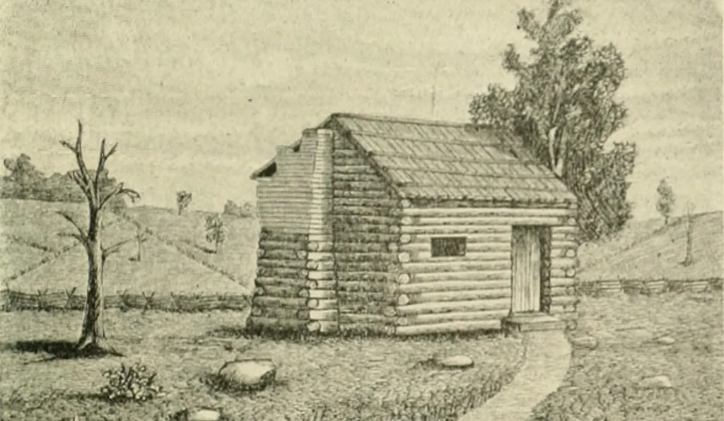 An illustration from "Flems" views of old Pittsburgh : a portfolio of the past precious with memories, 1905, leaf 70