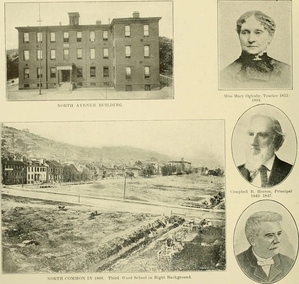 An illustration from "Flems" views of old Pittsburgh : a portfolio of the past precious with memories, 1905, leaf 71