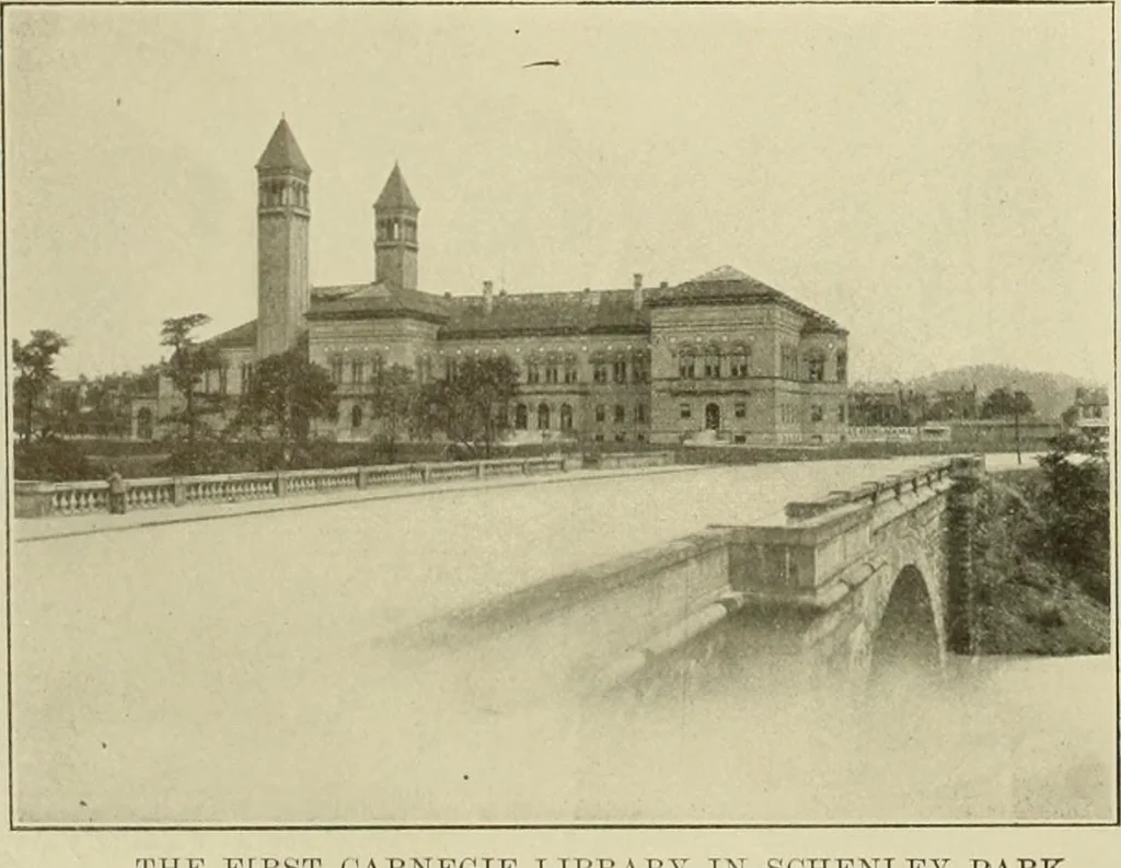 An illustration from "Flems" views of old Pittsburgh : a portfolio of the past precious with memories, 1905, leaf 73