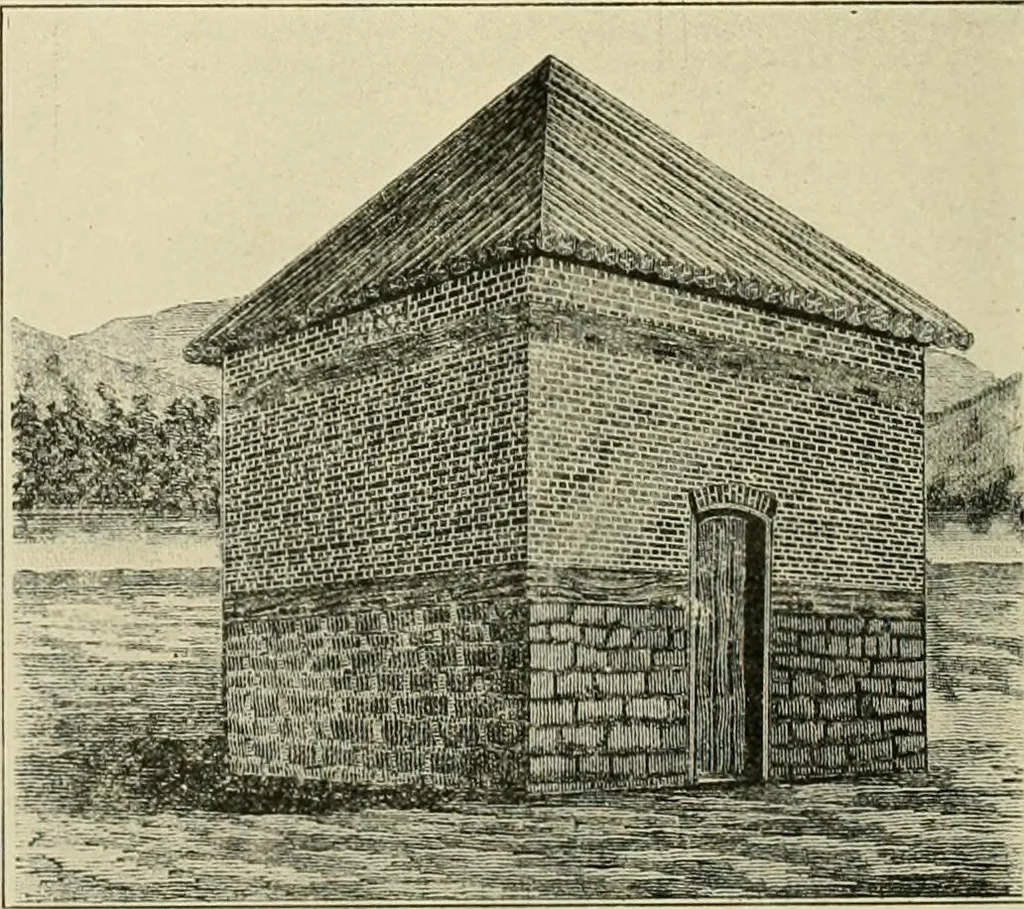 An illustration from "Flems" views of old Pittsburgh : a portfolio of the past precious with memories, 1905, leaf 73
