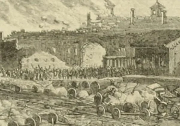 An illustration from "Flems" views of old Pittsburgh : a portfolio of the past precious with memories, 1905, leaf 78