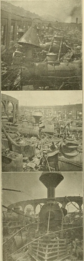 An illustration from "Flems" views of old Pittsburgh : a portfolio of the past precious with memories, 1905, leaf 81