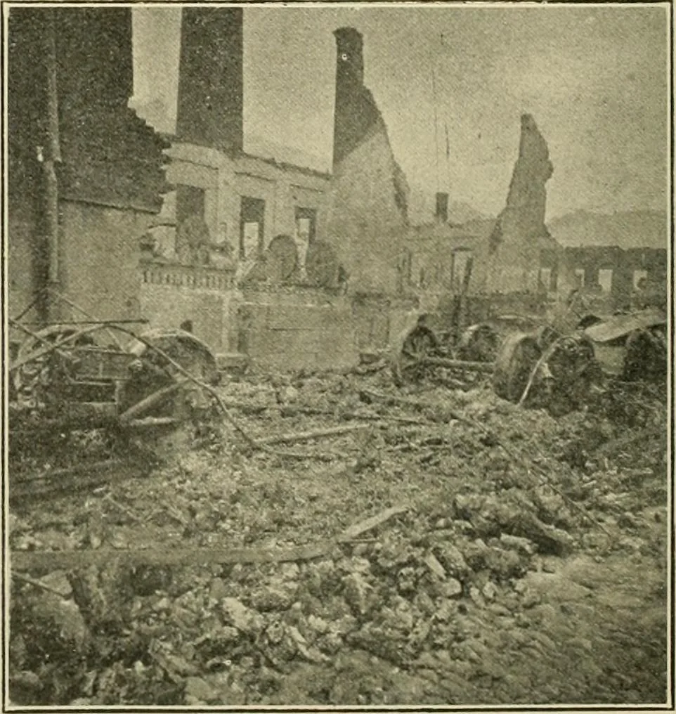 An illustration from "Flems" views of old Pittsburgh : a portfolio of the past precious with memories, 1905, leaf 81