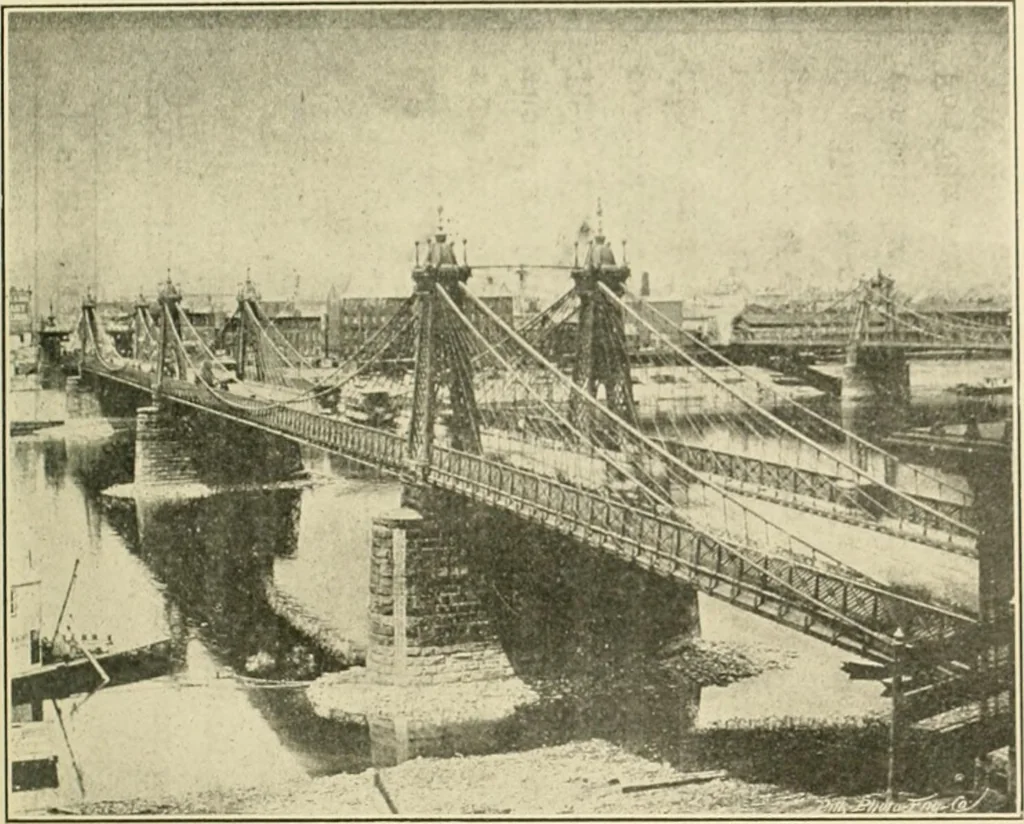 An illustration from "Flems" views of old Pittsburgh : a portfolio of the past precious with memories, 1905, leaf 82