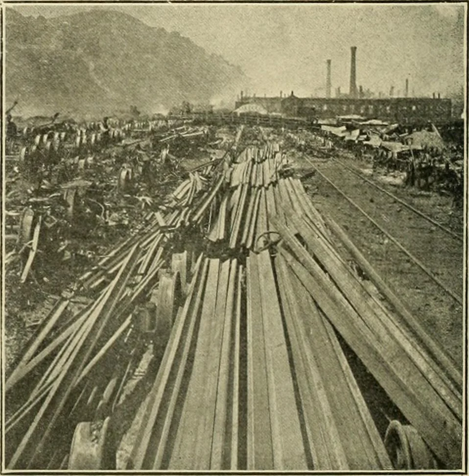 An illustration from "Flems" views of old Pittsburgh : a portfolio of the past precious with memories, 1905, leaf 83