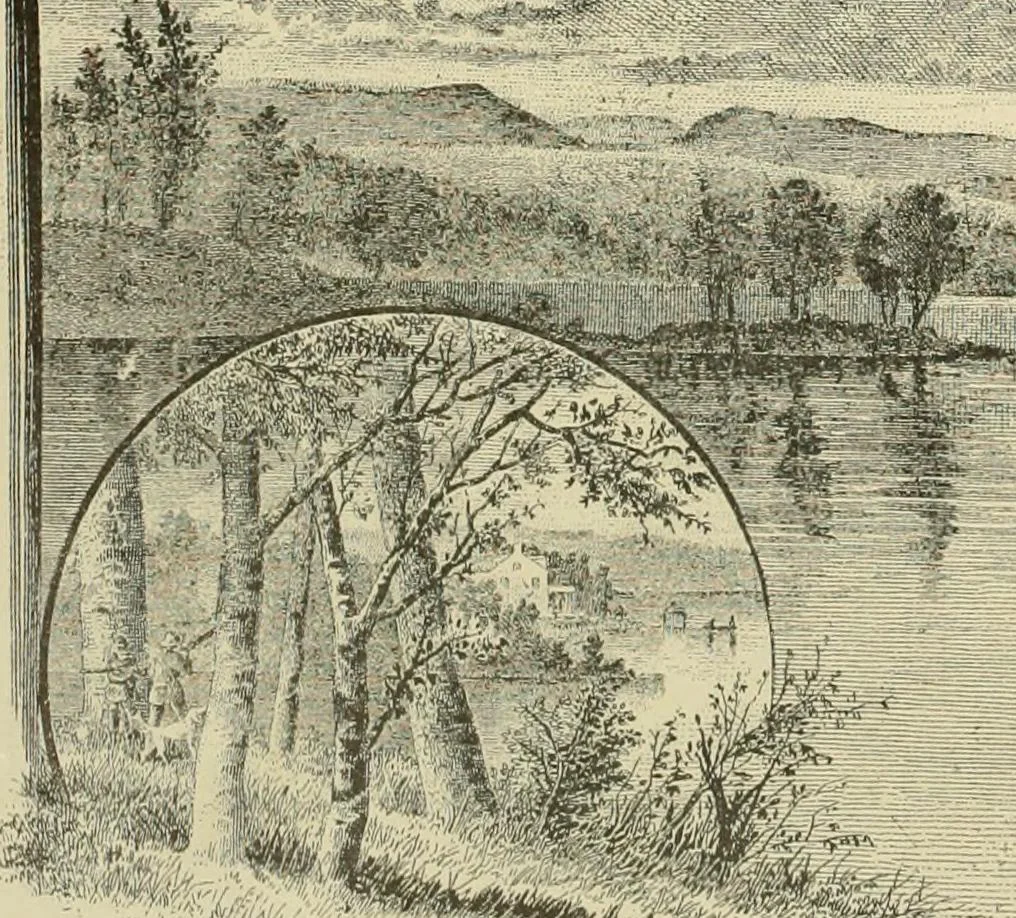 An illustration from "Flems" views of old Pittsburgh : a portfolio of the past precious with memories, 1905, leaf 85
