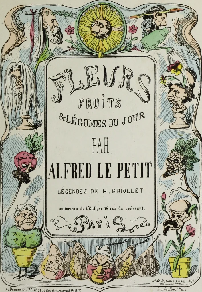An illustration from Fleurs fruits & legumes du jour, 1871, leaf 6